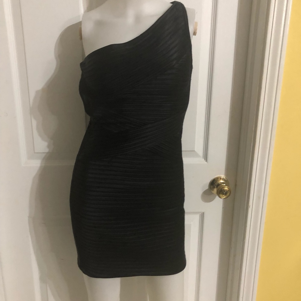 Y2K BCBGMAXAZRIA one shoulder dress 0